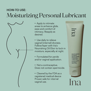 Moisturizing Personal Lubricant | Clean Intimate Lubricant | Ina Labs Moisturizing Personal Lubricant | Clean Intimate Lubricant | Ina Labs