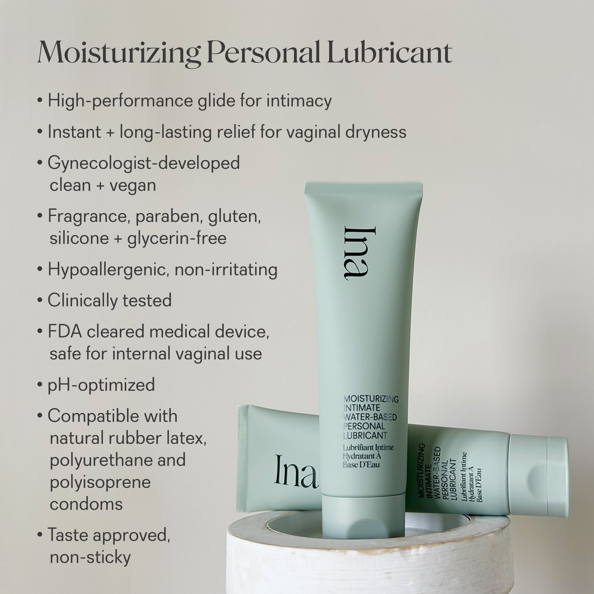 Moisturizing Personal Lubricant | Clean Intimate Lubricant | Ina Labs Moisturizing Personal Lubricant | Clean Intimate Lubricant | Ina Labs